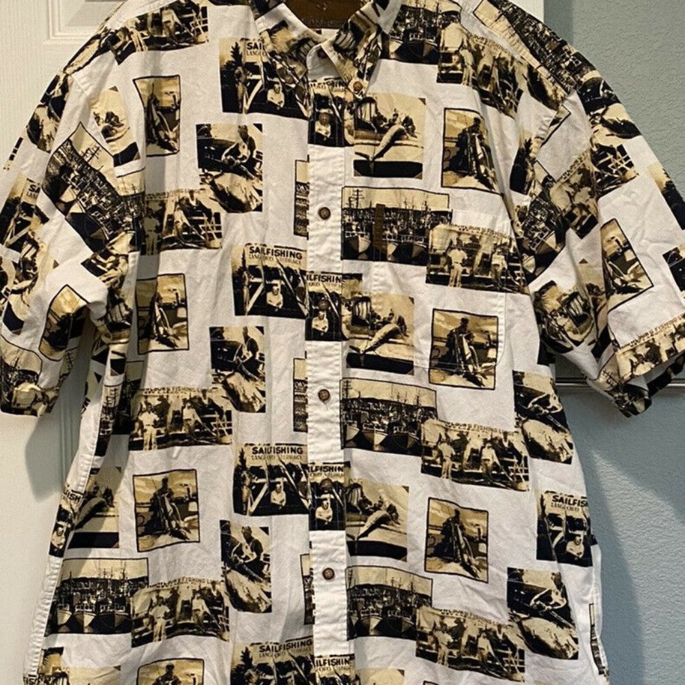 North River Sailfishing Print Shirt